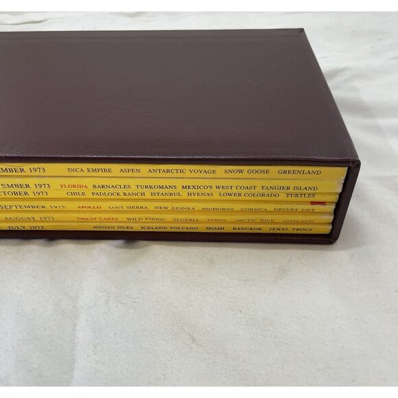 Nat Geo Jul–Dec 1973 Slipcover Set | Nature, Photography, World Study - Picture 3 of 16